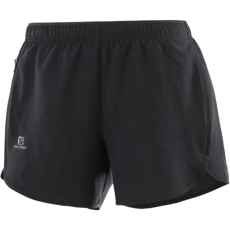 Salomon Agile Women's Running Shorts Black | CA 67X8